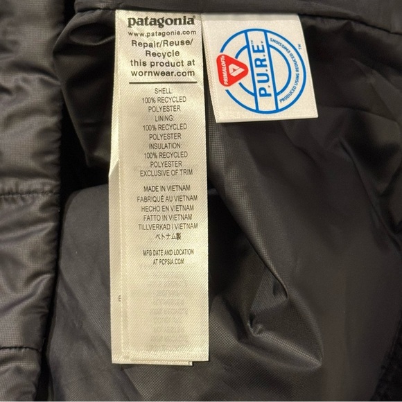 Patagonia NWT Men’s M Black Nano Puff Vest Insulated Wind Proof Gorpcore *READ* - Picture 4 of 6